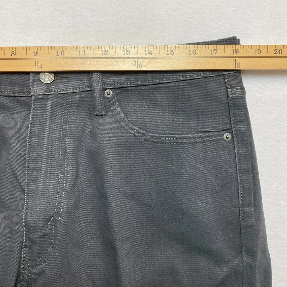 Levi's 541 Jeans Mens 36 Gray Denim Straight Leg Stretch